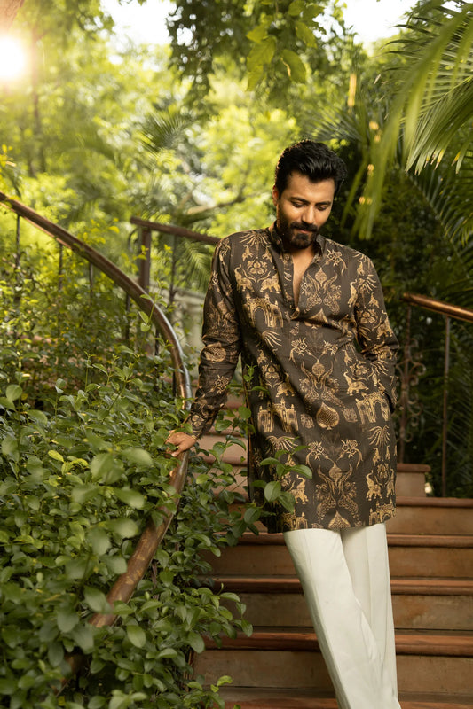 ROYAL HERITAGE COLLECTION THE REGAL SWAN KURTA