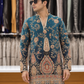 ROYAL TEAL BLUE EMBROIDERED Kurta Set for Men | Wedding & Festive Wear
