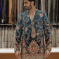 ROYAL TEAL BLUE EMBROIDERED Kurta Set for Men | Wedding & Festive Wear