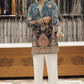 ROYAL TEAL BLUE EMBROIDERED Kurta Set for Men | Wedding & Festive Wear