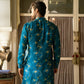 BLUE CERULEAN PETAL KURTA