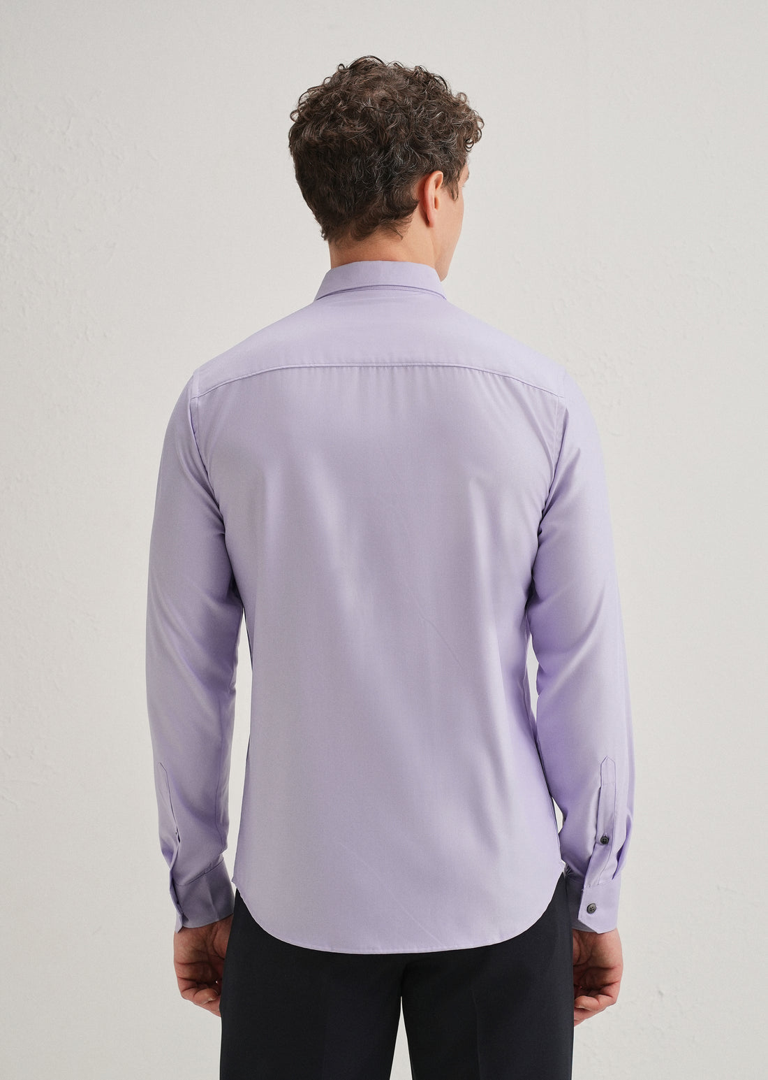LAVENDER STITCHLESS PLACKET PREMIUM WRINKLE-FREE SHIRT