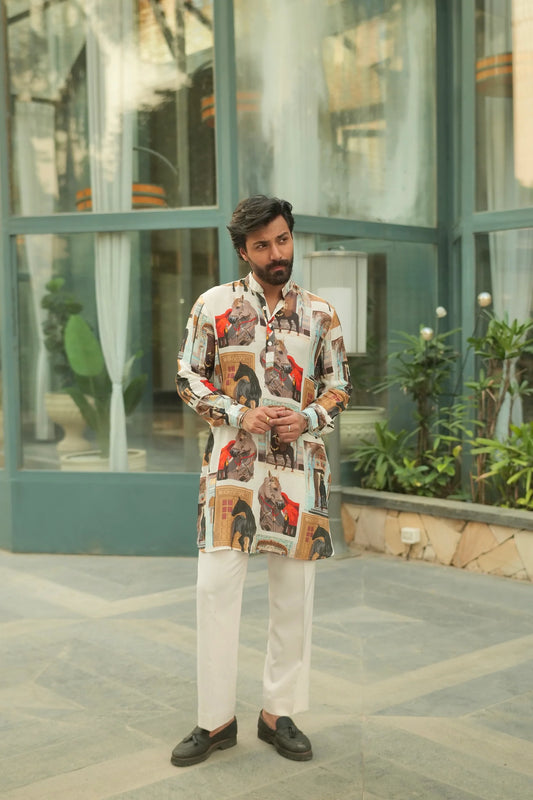 MARWARI WAR HORSE LUXURIOUS STYLE KURTA