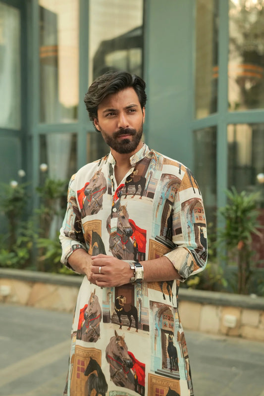 MARWARI WAR HORSE LUXURIOUS STYLE KURTA