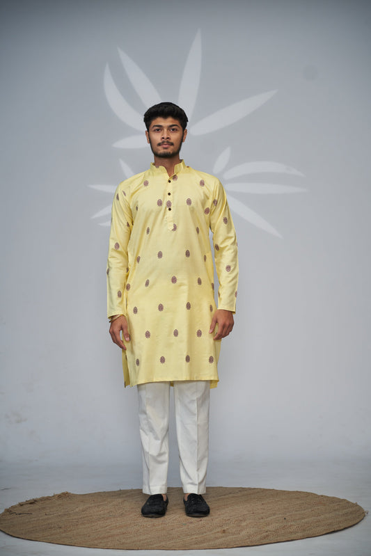 PINE JACQUARD PREMIUM KURTA