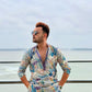 STOEM GREY MIX FLOWER PRINTED KURTA SET