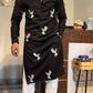 HUMMING BIRDS N SEQUENCE EMBRODARY WORK N PAJAMA SET
