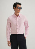 PINK STITCHLESS PLACKET PREMIUM WRINKLE-FREE SHIRT