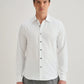 WHITE STITCHLESS PLACKET PREMIUM WRINKLE-FREE SHIRT