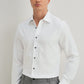WHITE STITCHLESS PLACKET PREMIUM WRINKLE-FREE SHIRT