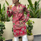ROYAL PINK  KURTA SET FOR MEN | WEDDING & FESTIVE WEAR